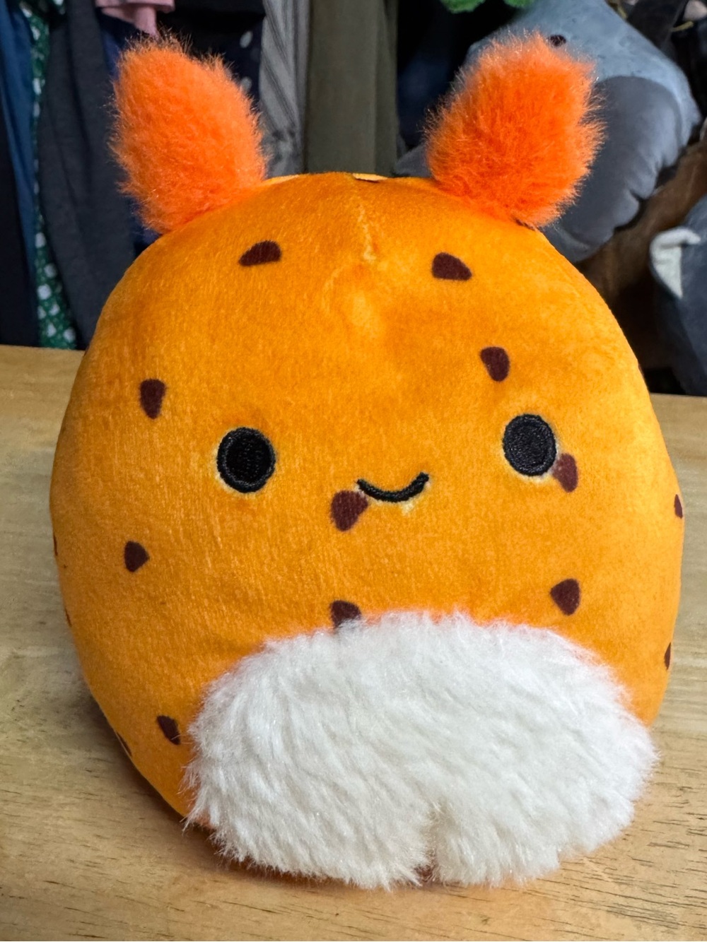 Orange Plush Animal Toy with White Belly - Kids Soft Stuffed Toy